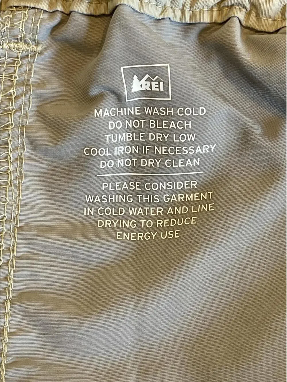 REI Men's High Rise Olive/Grey Convertible Cargo Pants Zip Off Legs - XXL